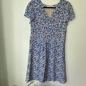 Boden Faux Wrap Short Sleeve Dress - Excellent Condition